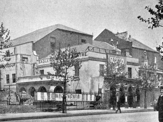Sadlers Wells Theater, illustratie uit The King, 1 juni 1901